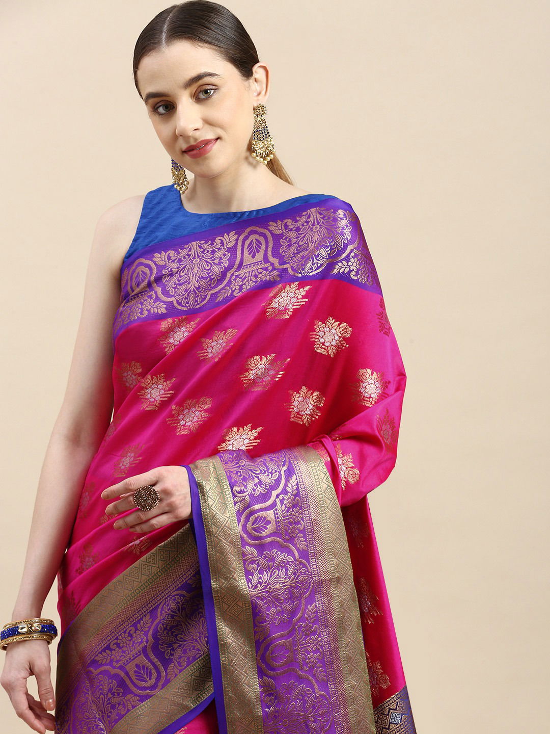 Kumkum 2 By Policona Silk Kanchipuram Saree Catalogue